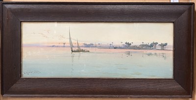 Lot 613 - Augustus Osborne Lamplough (1877-1930) Felluca...