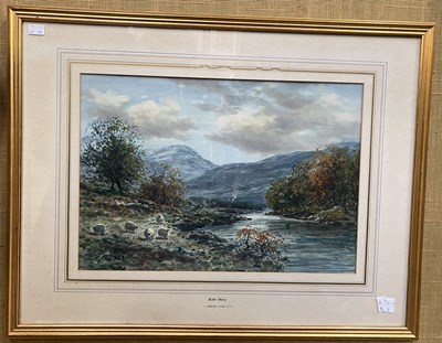 Lot 616 - John Hamilton Glass SSA (fl.1890-1925) River...