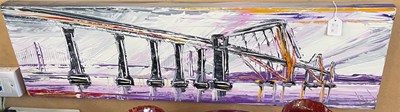 Lot 631 - Daniel Martin  
The Forth Railway Bridge 
oil...