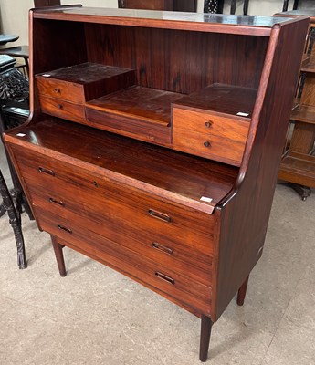 Lot 774 - A mid-century Danish rosewood dressing chest,...