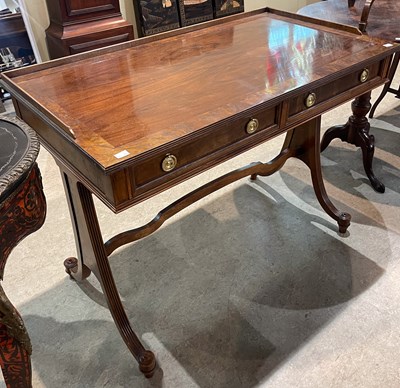 Lot 781 - A reproduction George III style mahogany side...