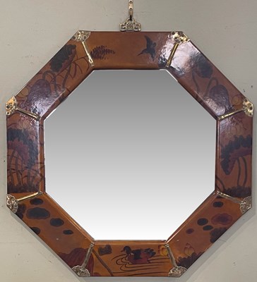Lot 797 - A decorative Chinese octagonal shaped wall...