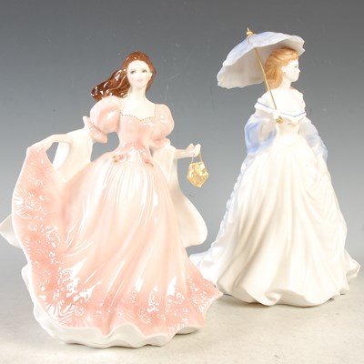 Lot 6 - Two Royal Worcester figures, 'Charlotte,...