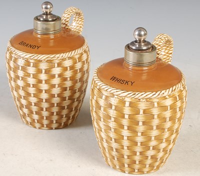 Lot 8 - A pair of Taylor Tunnicliff & Co ceramic...