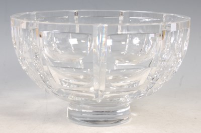 Lot 9 - A 20th century Orrefors, Sweden clear glass...