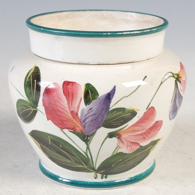 Lot 15 - An unusual Wemyss Pottery flowerpot and liner...