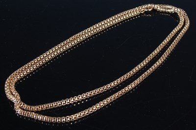 Lot 68 - A 9ct gold necklace, 15.8 grams.