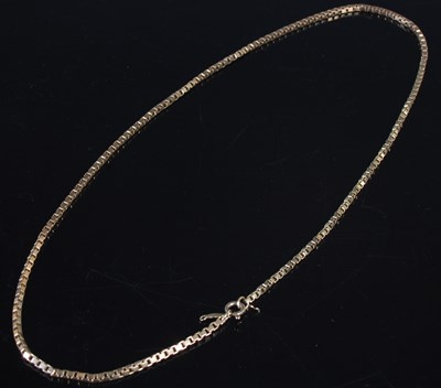 Lot 66 - A 9ct gold necklace, 18.3 grams.