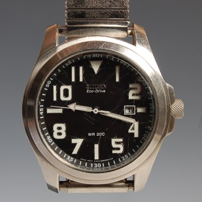 Lot 81 - A vintage boxed Citizen Eco-Drive bracelet...