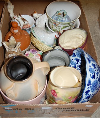 Lot 454 - Box - mixed ceramics to include a Royal...