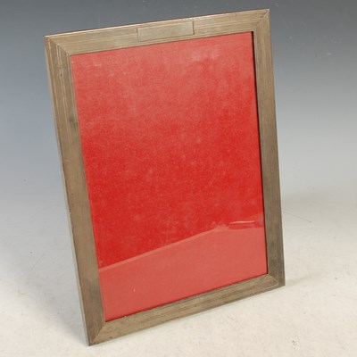 Lot 127 - A Sterling silver photograph frame with strut...