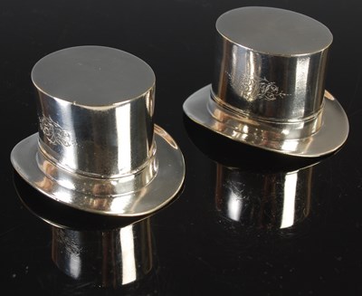 Lot 130 - A pair of novelty Mappin & Webb silver plated...