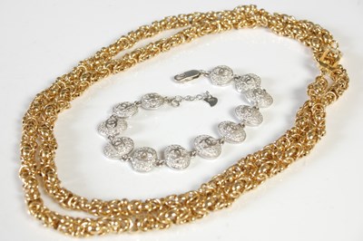 Lot 159 - A vintage gold plated Givenchy Paris, New York,...