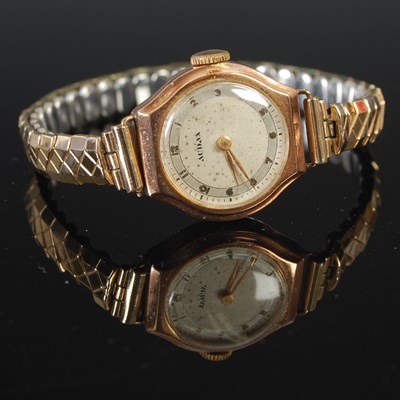 Lot 161 - A vintage ladies 9ct gold cased Oudax...