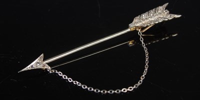 Lot 179 - A white and yellow metal rose cut diamond set...