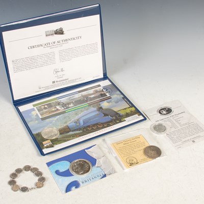 Lot 222 - A Westminster Mallard silver proof coin cover,...