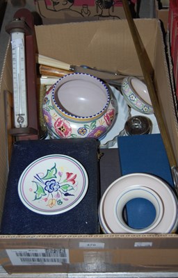 Lot 470 - Box - mixed ware to include Poole pottery,...