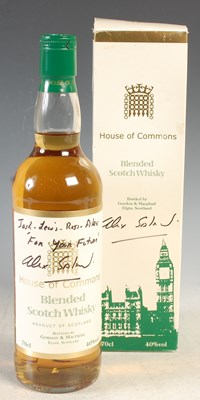 Lot 324 - A boxed bottle of the House of Commons blended...