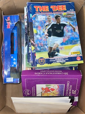 Lot 330 - Football Memorabilia - a box of mainly Dundee...