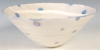 Lot 374 - A large South Lissens Pottery lustre bowl with...