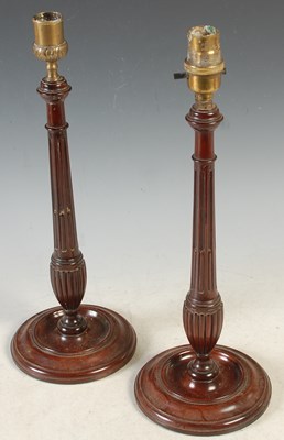 Lot 376 - A pair of George III style mahogany and brass...