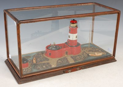 Lot 438 - A model of the Longstone Lighthouse, late...