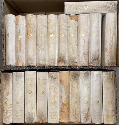 Lot 505 - Two boxes of The Works of John Galsworthy,...