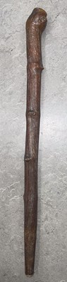 Lot 527B - An antique war club, possibly Penobscot, 93cm...