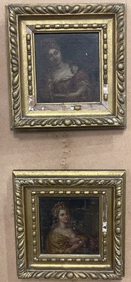 Lot 537 - 19th century European School Half length...