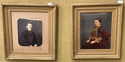 Lot 541 - 19th century British School 
A pair of husband...