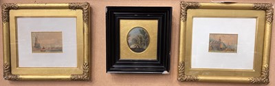 Lot 550 - 19th century European School Two figures in a...