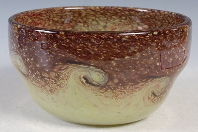 Lot 232 - A vintage Strathern glass bowl, mottled...
