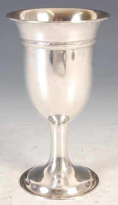 Lot 288 - A Birmingham silver gilt goblet, 13.5cm high,...