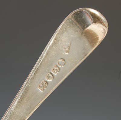 Lot 290 - A part canteen of silver flatware, engraved...