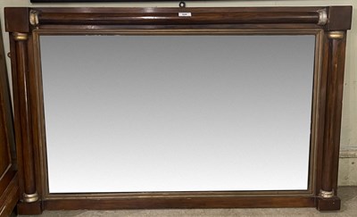 Lot 608 - A 19th century rosewood framed rectangular...
