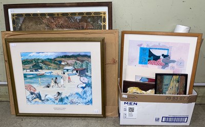 Lot 645 - A collection of assorted decorative pictures...