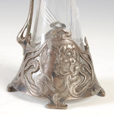 Lot 193 - A W.M.F. Art Nouveau liqueur jug and stopper,...