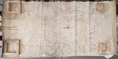 Lot 651 - A vintage estate plan/ map, depicting Methven,...
