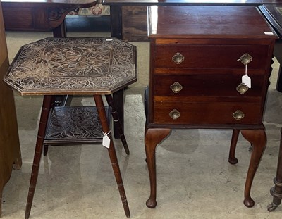 Lot 668 - An early 20th century octagonal occasional...