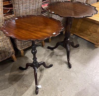 Lot 677 - A George III mahogany snap top occasional...