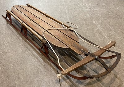 Lot 685 - A vintage American sledge by S. L. Allen & Co.,...