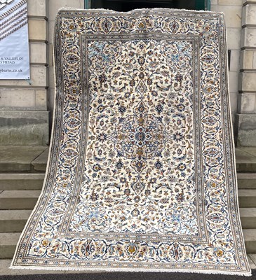 Lot 746 - A Persian Kashan carpet, 20th century, the...