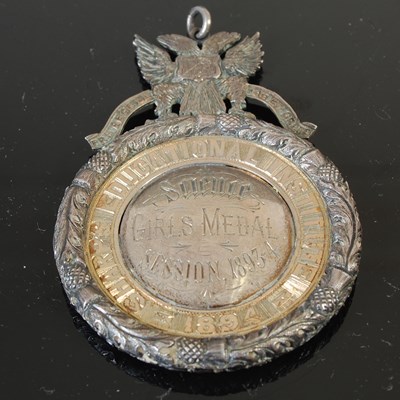 Lot 48 - A Scottish provincial silver prize medal, the...