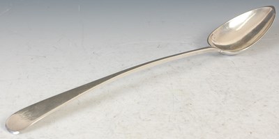 Lot 134 - A Scottish provincial silver basting spoon, by...