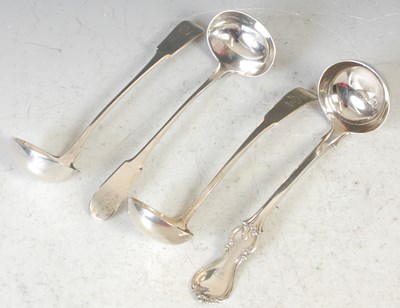 Lot 203 - A pair of Scottish provincial silver toddy...