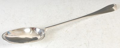 Lot 112 - A George II Scottish silver hash spoon, by...