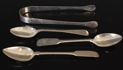 Lot 211 - A pair of Scottish provincial silver...