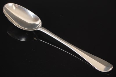 Lot 59 - A rare Scottish provincial silver tablespoon,...