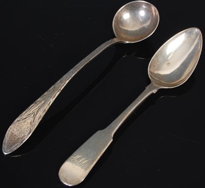 Lot 212 - A Scottish provincial silver cream ladle, by...