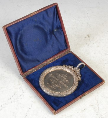 Lot 49 - A Scottish silver prize medal, by W Marshall,...